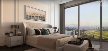 Bedroom in 3 BHK Apartment at K Raheja Modern Vivarea, Mahalaxmi – for Sale