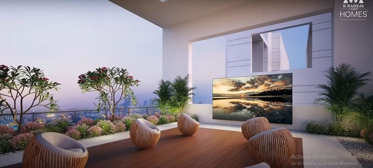 Living Room, k-raheja-modern-vivarea 3 Bedroom 1680 Sq.Ft. Apartment In Mahalaxmi Mumbai 9938826