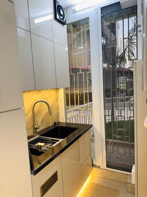 Staircase in 3 BHK Apartment at Amrapali Golf Homes, Haibatpur – for Rent