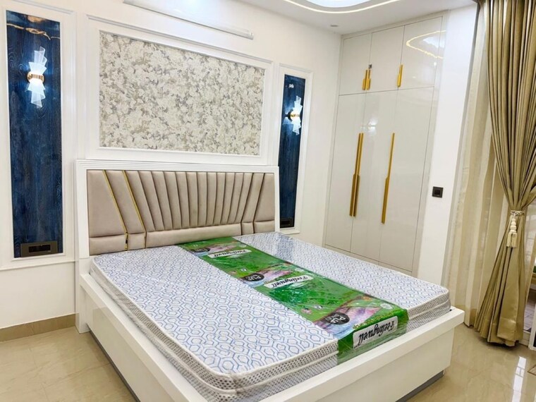 Bedroom, amrapali-golf-homes 3 Bedroom 1595 Sq.Ft. Apartment In Haibatpur Greater Noida 9938831