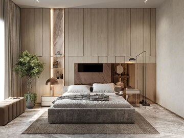 Bedroom in 4 BHK Apartment at Godrej One Mahalaxmi, Mahalaxmi – for Sale