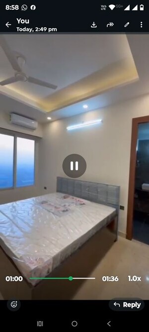 Bedroom in 3 BHK Apartment at Mahagun Moderne, Sector 78 – for Rent