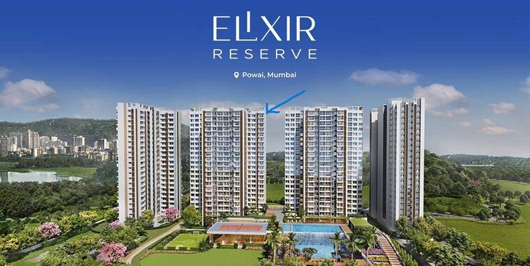 Exterior View, lnt-elixir-reserve 3 Bedroom 1468 Sq.Ft. Apartment In Powai Mumbai 9938864