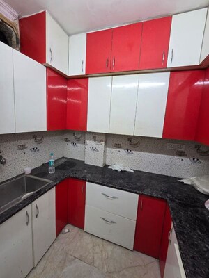 Kitchen in 2 BHK Builder Floor at Zakir Nagar – for Sale