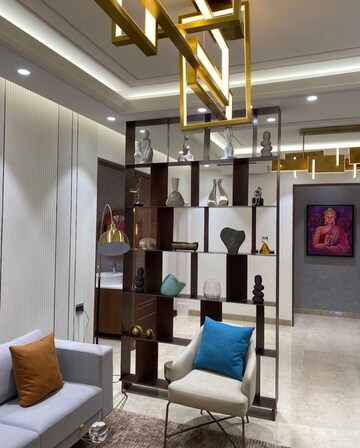 Living Room in 3 BHK Apartment at Aurobindo The Regent, Kondapur – for Rent