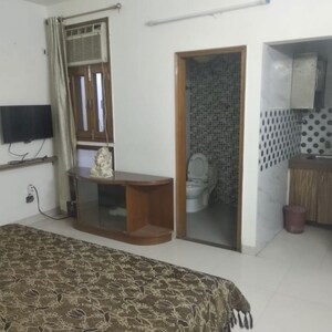 Living Room in 1 RK Builder Floor at Saket – for Rent