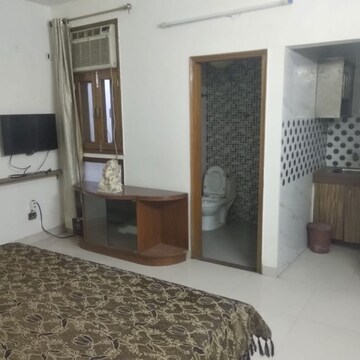 Living Room in 1 RK Builder Floor at Saket – for Rent
