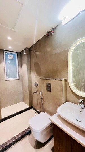 Bathroom in 4 BHK Builder Floor at Anant Raj Ashok Estate, Sector 63a – for Sale