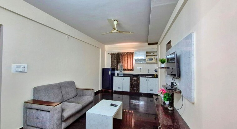 Living Room, hsr layout 1 Bedroom 500 Sq.Ft. Apartment In Hsr Layout Bangalore 9938942