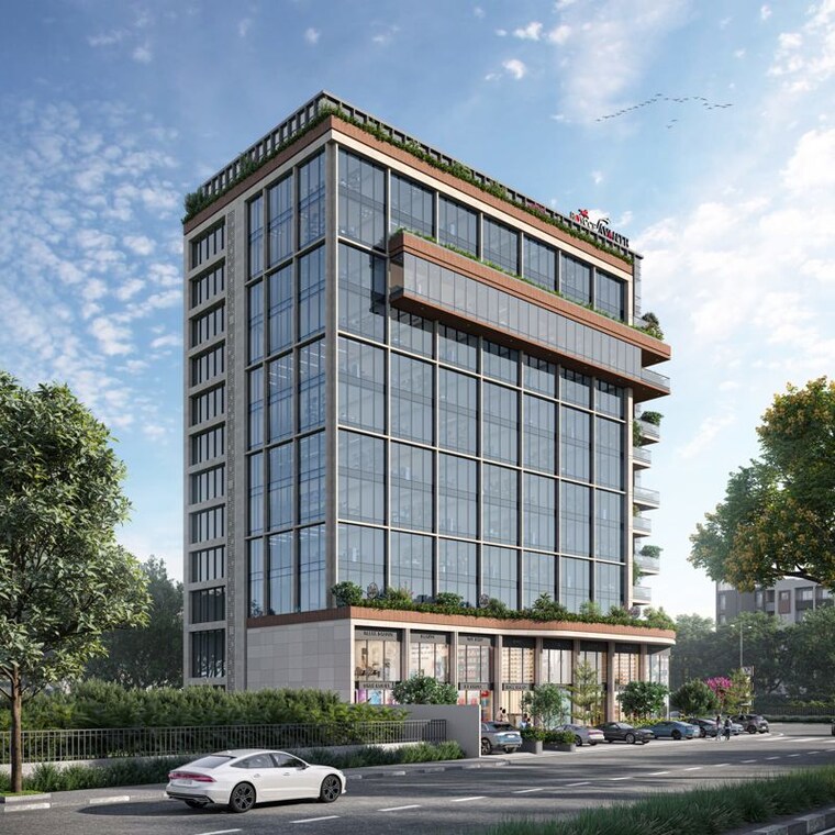 Exterior View, vesu Commercial Office Space 700 Sq.Ft. In Vesu Surat 9938964