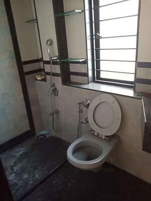 Bathroom in 2 BHK Apartment at Lakshachandi Heights, Goregaon East – for Sale