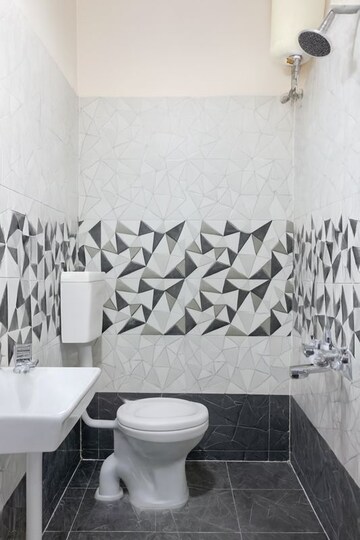 Bathroom in 1 BHK Builder Floor at Madhapur – for Rent