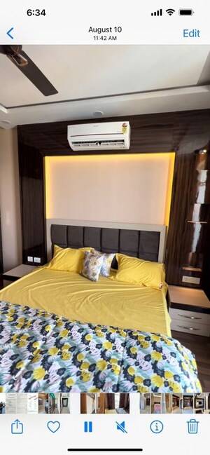 Bedroom in 3 BHK Apartment at Ansal API Celebrity Gardens, Sushant Golf City – for Rent