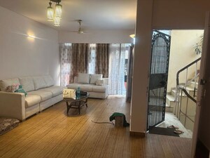 Living Room in 3 BHK Builder Floor at Kailash Hills – for Rent