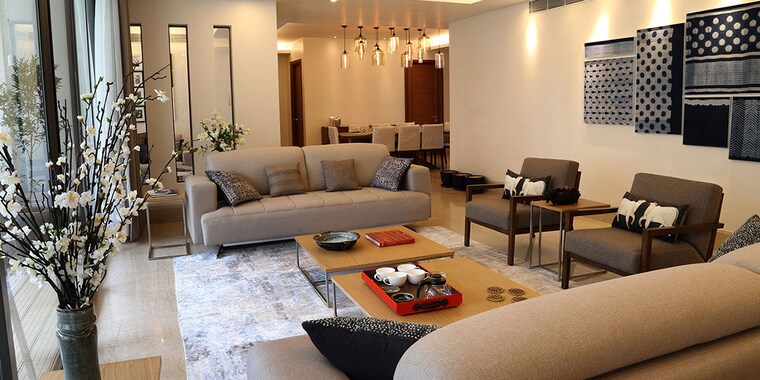 Living Room, godrej-seven 3 Bedroom 1390 Sq.Ft. Apartment In Joka Kolkata 9939064