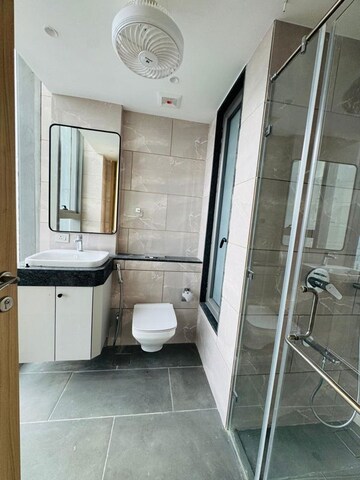 Washroom in 4 BHK Apartment at Rustomjee Crown, Prabhadevi – for Rent