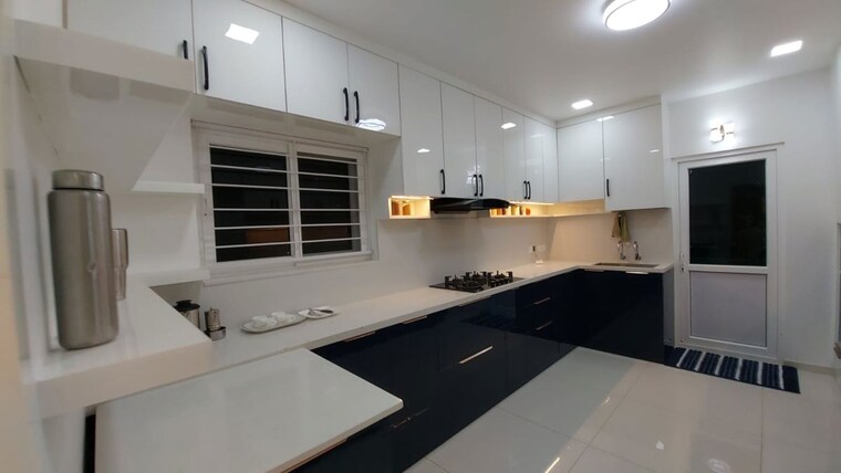 Kitchen, hpr-lakefront 2.5 Bedroom 1500 Sq.Ft. Apartment In Hafeezpet Hyderabad 9936989