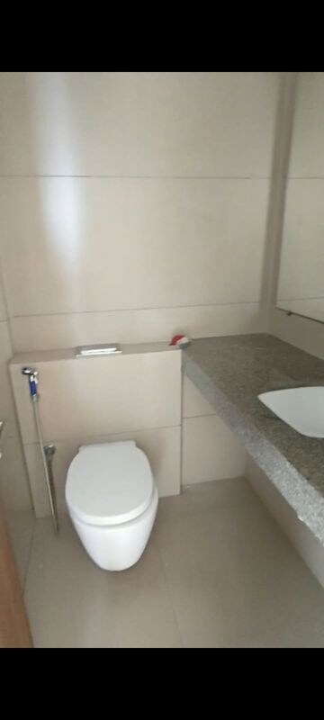 Bathroom in 3 BHK Apartment at Lodha Amara, Kolshet Road – for Rent