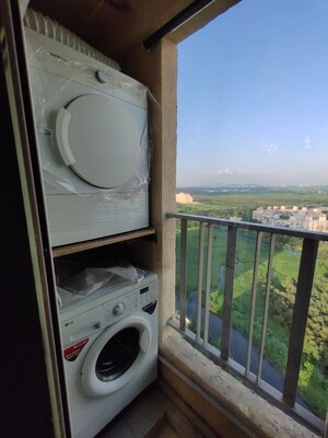 Bathroom in 2 BHK Apartment at Lodha Amara, Kolshet Road – for Rent