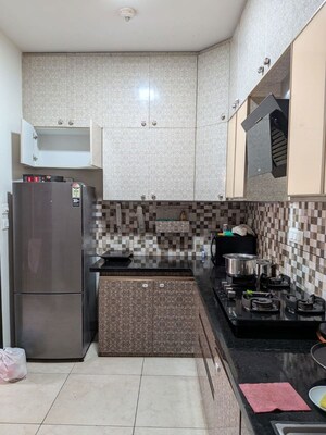 Kitchen in 2 BHK Apartment at Prestige Lakeside Habitat, Varthur – for Rent