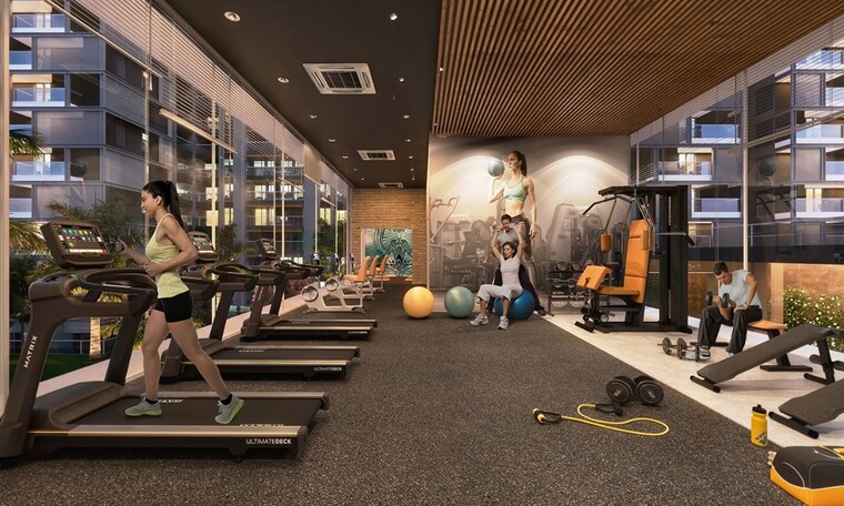 Gym, majestique-rhythm-county 2 Bedroom 977 Sq.Ft. Apartment In Handewadi Pune 9939178