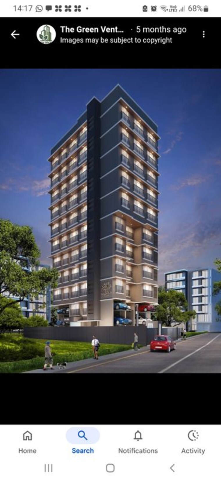 Exterior View, kandivali west 1 Bedroom 447 Sq.Ft. Apartment In Kandivali West Mumbai 9887920