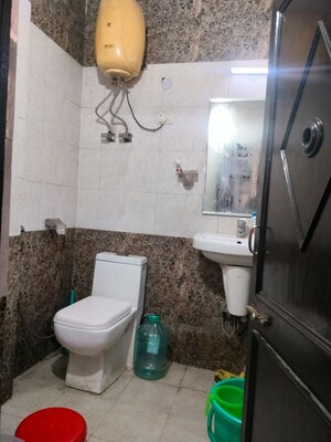 Bathroom in 1 RK Builder Floor at Saket – for Rent