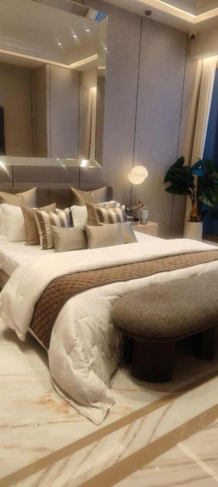 Bedroom, rustomjee-crown 4 Bedroom 2500 Sq.Ft. Apartment In Prabhadevi Mumbai 9939257