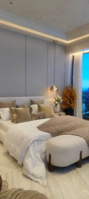 Bedroom in 4 BHK Apartment at Rustomjee Crown, Prabhadevi – for Rent