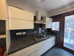 Kitchen in 3 BHK Builder Floor at Greater Kailash I – for Sale