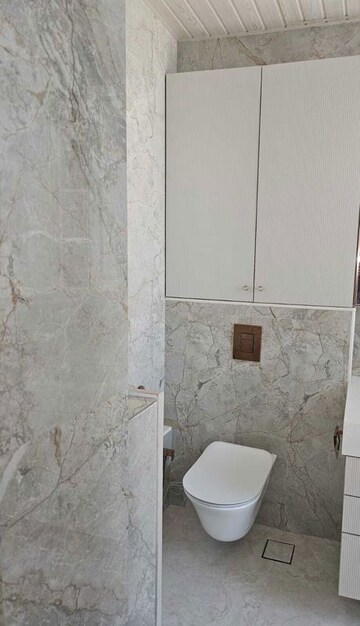 Bathroom in 3 BHK Apartment at Hubtown 25 South, Prabhadevi – for Rent