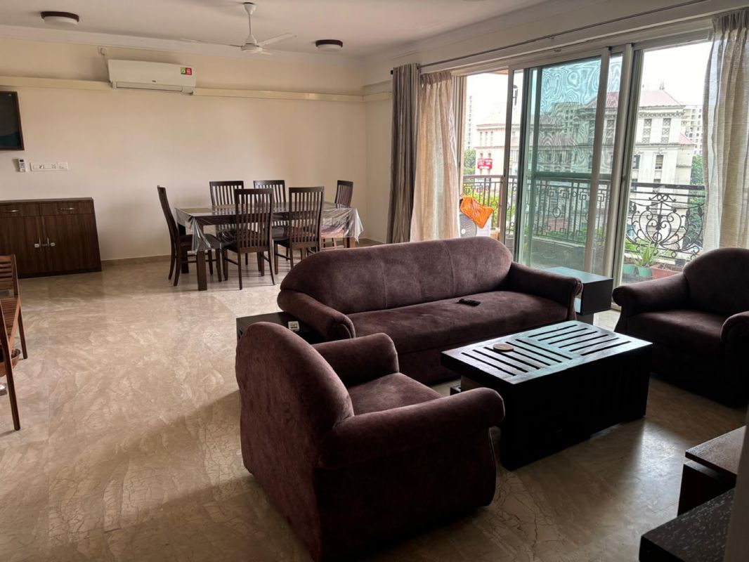 3 BHK + Extra Room Apartment For Rent in Hiranandani Tribeca