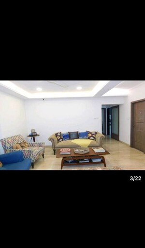 Living Room in 3 BHK Apartment at Sethia Grandeur, Bandra East – for Rent