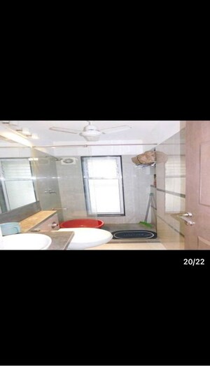 Bathroom in 3 BHK Apartment at Sethia Grandeur, Bandra East – for Rent