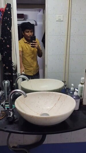 Bathroom in 1 BHK Apartment at Balaji Enclave Kandivali East, Kandivali East – for Rent