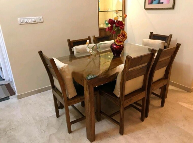 Dining area, hiranandani-gardens 3 Bedroom 1612 Sq.Ft. Apartment In Powai Mumbai 9939370
