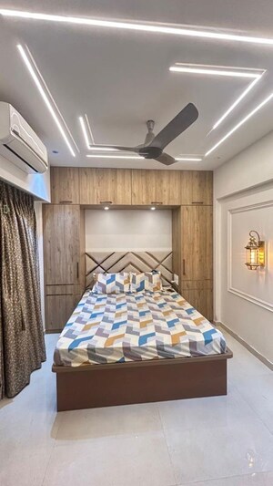 Bedroom in 2 BHK Apartment at Shree Tirupati STG Signature Residency, Thane West – for Rent