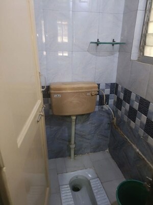 Bathroom in 1 RK Apartment at Durgashram CHS, Andheri East – for Rent