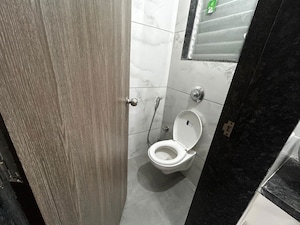 Bathroom in 1 BHK Apartment at Metropolis Bayside, Kasarvadavali – for Rent