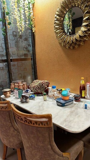 Living Room in 2 BHK Apartment at K Raheja Heights, Malad East – for Rent