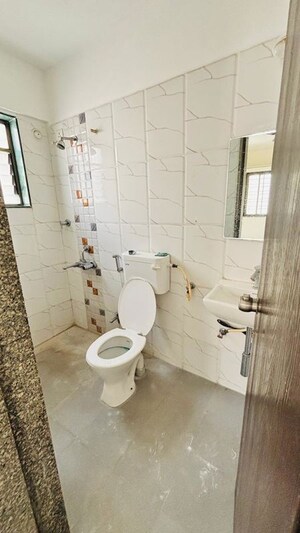 Bathroom in 2 BHK Apartment at Kumar Shantiniketan Phase 1, Pashan – for Rent