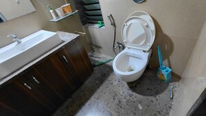 Bathroom in 2 BHK Apartment at Satellite Tower, Goregaon East – for Rent