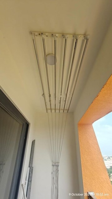 Staircase in 2 BHK Apartment at Purva Atmosphere, Thanisandra Main Road – for Rent