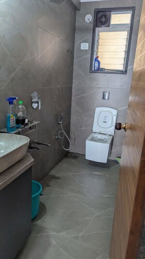 Bathroom in 3 BHK Apartment at Gami Jade, Vashi Sector 26 – for Sale