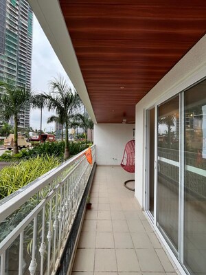 Balcony in 3 BHK Apartment at Prestige Beverly Hills, Kokapet – for Rent