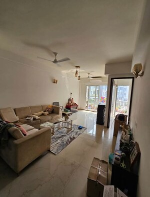 Living Room in 3 BHK Apartment at Smart World Orchard, Sector 61 – for Rent