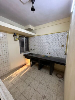 Kitchen in 3 BHK Builder Floor at Shantinagar CHS, Mira Road – for Rent