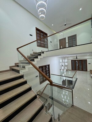Staircase in 5 BHK Independent House at Kogilu – for Sale