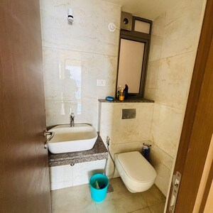 Bathroom in 2.5 BHK Apartment at Prestige Siesta, Ghati Pada – for Rent