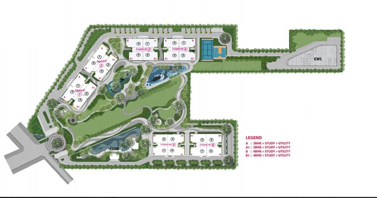 Master Plan, smart-world-the-edition 4 Bedroom 3660 Sq.Ft. Apartment In Sector 66 Gurgaon 9939614